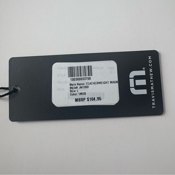 Men’s Travis Mathew Golf Featherweight Magnolia Polo Shirt XL NWT MSRP $105 - Picture 7 of 7